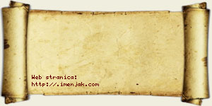 Jelisavka Krnjinac vizit kartica